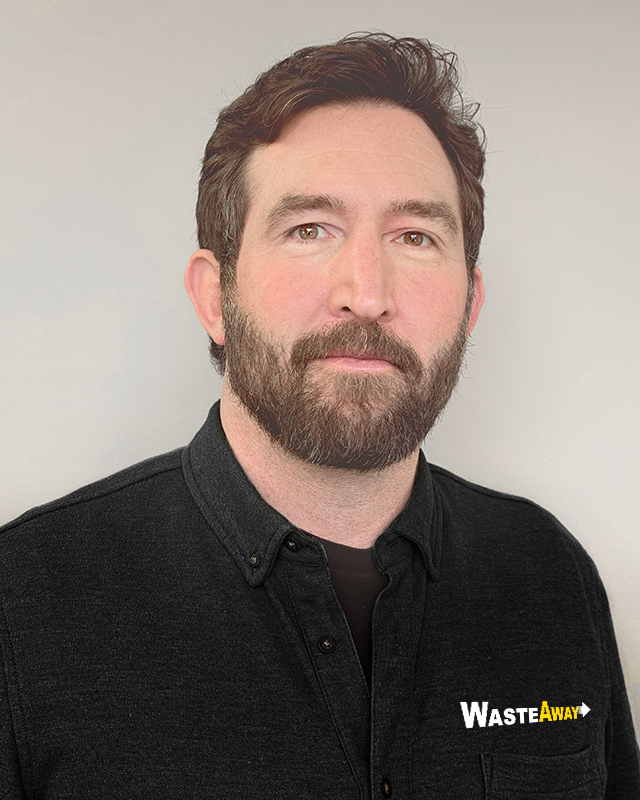 Aaron Hubner, owner of Waste Away Dumpster Rentals in Lafayette, Indiana